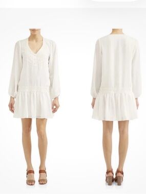 Elizabeth and James Cream Textured Blouse